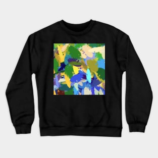 Joyful Greens and Blues Crewneck Sweatshirt